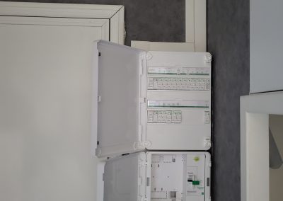 Vue coffrets ouvert ( FIN de chantier )